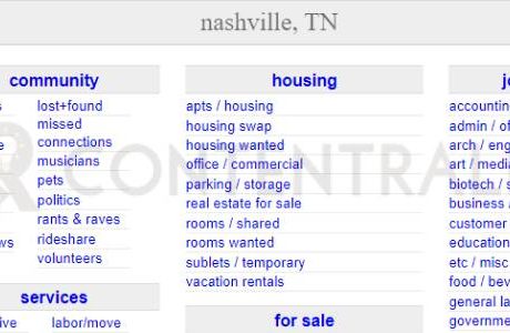 Craigslist Nashville