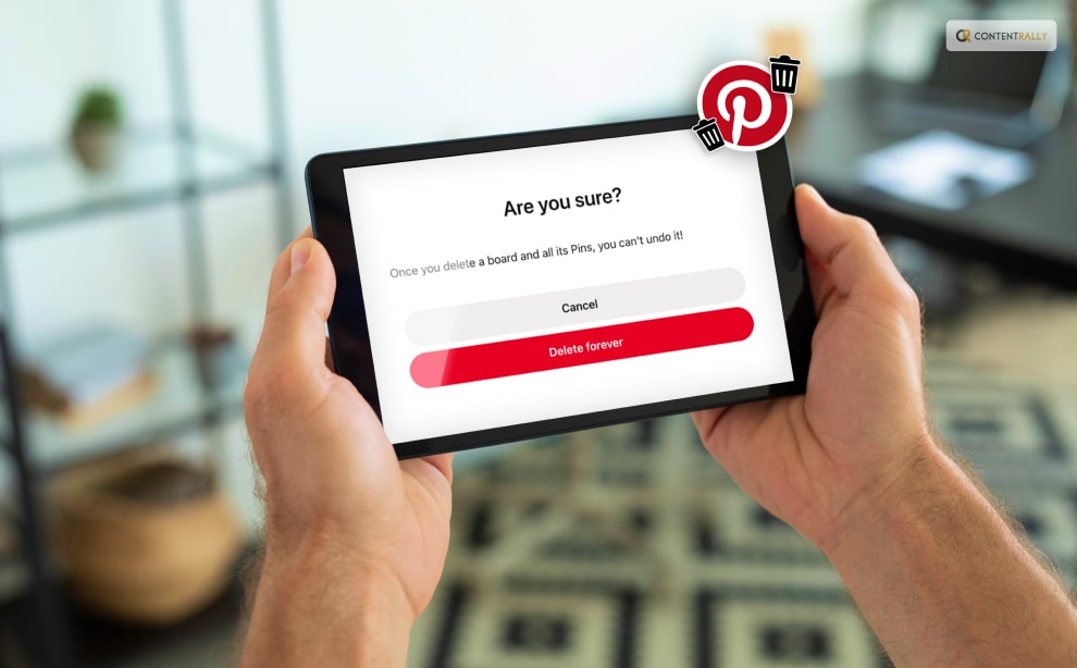 how to delete boards on Pinterest